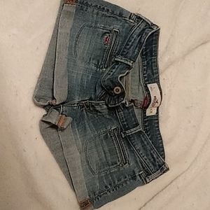 Hollister jean shorts